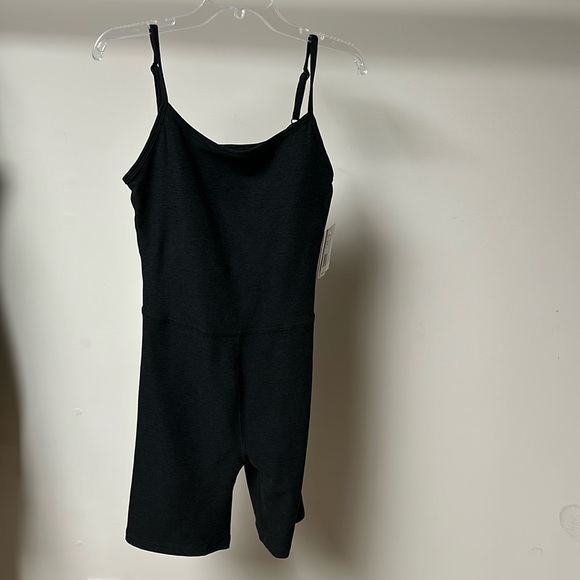 Beyond yoga get in gear biker jumpsuit dark night heather